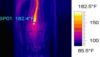 infrared loose connection on breaker